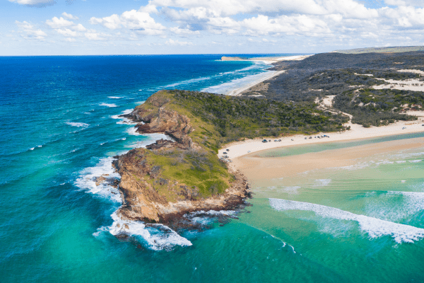 Wunderschöne Landschaft von Fraser Island in Australien