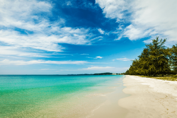 Sihanoukville an der Küste von Kambodscha